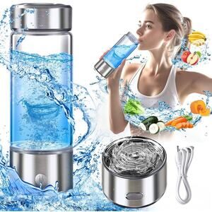 Hydrogen Water Bottle Generator SPE PEM Technology Water Ionizer Rechargeable